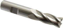 Hertel - 5/8", 4 Flute, Cobalt, 0.03" Corner Radius End Mill - 3-3/4" OAL, Right Hand Flute, 1-5/8" LOC, Right Hand Cut - Eagle Tool & Supply