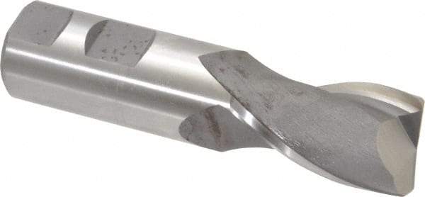 Hertel - 1", 2 Flute, Cobalt, 0.09" Corner Radius End Mill - 4-1/8" OAL, Right Hand Flute, 1-5/8" LOC, Right Hand Cut - Eagle Tool & Supply