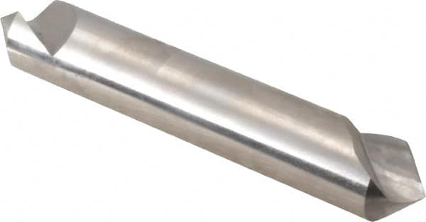 Hertel - 1/2" Head Diam, 1/2" Shank Diam, 1 Flute 100° High Speed Steel Countersink - Eagle Tool & Supply
