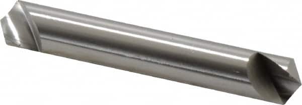 Hertel - 3/8" Head Diam, 3/8" Shank Diam, 1 Flute 120° High Speed Steel Countersink - Eagle Tool & Supply