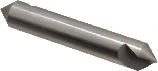 Hertel - 1/2" Head Diam, 1/2" Shank Diam, 1 Flute 82° High Speed Steel Countersink - Eagle Tool & Supply