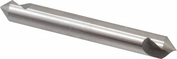 Hertel - 1/4" Head Diam, 1/4" Shank Diam, 1 Flute 82° High Speed Steel Countersink - Eagle Tool & Supply