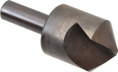 Hertel - 1-1/4" Head Diam, 1/2" Shank Diam, 1 Flute 100° High Speed Steel Countersink - Eagle Tool & Supply