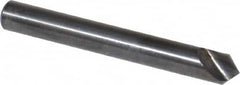 Hertel - 1/4" Head Diam, 1/4" Shank Diam, 1 Flute 90° High Speed Steel Countersink - Eagle Tool & Supply