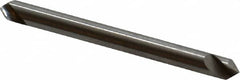 Hertel - 1/8" Head Diam, 1/8" Shank Diam, 1 Flute 82° High Speed Steel Countersink - Eagle Tool & Supply