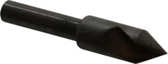 Hertel - 3/8" Head Diam, 1/4" Shank Diam, 1 Flute 60° High Speed Steel Countersink - Eagle Tool & Supply