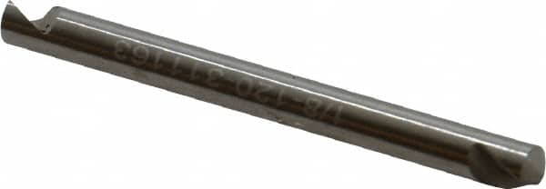 Hertel - 1/8" Head Diam, 1/8" Shank Diam, 1 Flute 120° High Speed Steel Countersink - Eagle Tool & Supply