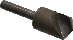 Hertel - 5/8" Head Diam, 1/4" Shank Diam, 1 Flute 82° High Speed Steel Countersink - Eagle Tool & Supply