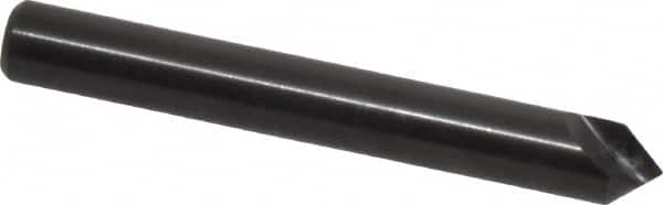 Hertel - 1/4" Head Diam, 1/4" Shank Diam, 1 Flute 82° High Speed Steel Countersink - Eagle Tool & Supply