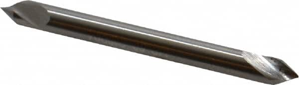 Hertel - 1/8" Head Diam, 1/8" Shank Diam, 1 Flute 60° High Speed Steel Countersink - Eagle Tool & Supply