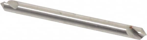 Hertel - 1/8" Head Diam, 1/8" Shank Diam, 1 Flute 90° High Speed Steel Countersink - Eagle Tool & Supply