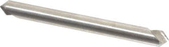 Hertel - 3/16" Head Diam, 3/16" Shank Diam, 1 Flute 90° High Speed Steel Countersink - 1-7/8" OAL, Straight Shank - Eagle Tool & Supply