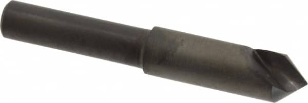 Hertel - 5/16" Head Diam, 1/4" Shank Diam, 1 Flute 82° High Speed Steel Countersink - Eagle Tool & Supply
