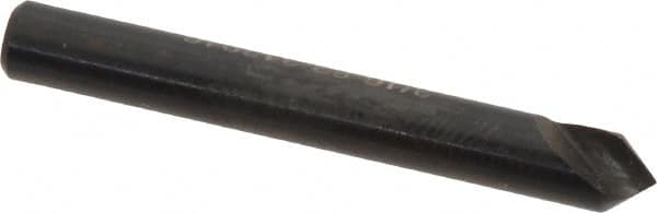 Hertel - 3/16" Head Diam, 3/16" Shank Diam, 1 Flute 82° High Speed Steel Countersink - Eagle Tool & Supply