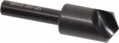 Hertel - 1/2" Head Diam, 1/4" Shank Diam, 1 Flute 120° High Speed Steel Countersink - Eagle Tool & Supply