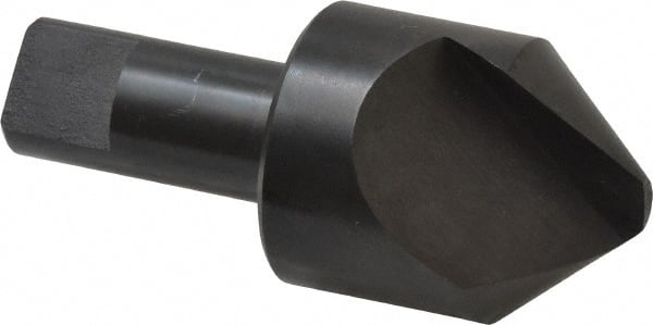 Hertel - 1-1/2" Head Diam, 3/4" Shank Diam, 1 Flute 82° High Speed Steel Countersink - Eagle Tool & Supply