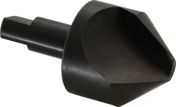 Hertel - 2" Head Diam, 3/4" Shank Diam, 1 Flute 82° High Speed Steel Countersink - Eagle Tool & Supply