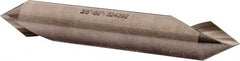 Hertel - 3/8" Head Diam, 3/8" Shank Diam, 1 Flute 60° High Speed Steel Countersink - Eagle Tool & Supply