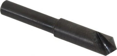Hertel - 5/16" Head Diam, 1/4" Shank Diam, 1 Flute 100° High Speed Steel Countersink - Eagle Tool & Supply