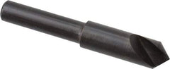 Hertel - 5/16" Head Diam, 1/4" Shank Diam, 1 Flute 90° High Speed Steel Countersink - 2" OAL, Straight Shank - Eagle Tool & Supply