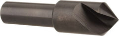 Hertel - 1/2" Head Diam, 3/8" Shank Diam, 1 Flute 90° High Speed Steel Countersink - Eagle Tool & Supply
