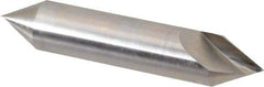 Hertel - 3/4" Head Diam, 3/4" Shank Diam, 1 Flute 60° High Speed Steel Countersink - 3-1/2" OAL, Straight Shank - Eagle Tool & Supply