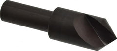 Hertel - 3/4" Head Diam, 1/2" Shank Diam, 1 Flute 90° High Speed Steel Countersink - Eagle Tool & Supply
