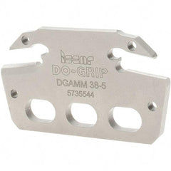 Iscar - 0.189 to 0.197" Groove Width, Right Hand Cut, DGAMM Indexable Grooving Blade - 0.157 Seat Size, Multiple Insert Styles, Series Do-Grip - Eagle Tool & Supply