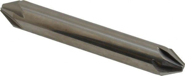 Hertel - 3/8" Head Diam, 3/8" Shank Diam, 6 Flute 60° Solid Carbide Countersink - Eagle Tool & Supply