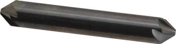 Hertel - 3/8" Head Diam, 3/8" Shank Diam, 6 Flute 82° Solid Carbide Countersink - Eagle Tool & Supply