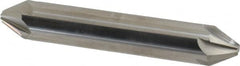 Hertel - 1/2" Head Diam, 1/2" Shank Diam, 6 Flute 60° Solid Carbide Countersink - Eagle Tool & Supply