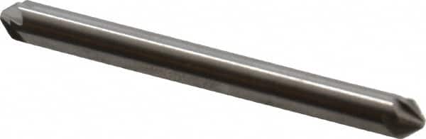 Hertel - 3/16" Head Diam, 3/16" Shank Diam, 6 Flute 82° Solid Carbide Countersink - Eagle Tool & Supply