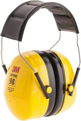 3M - Over the Head Black & Yellow Earmuffs - 25 NRR Rating - Eagle Tool & Supply