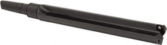 Allied Machine and Engineering - Series 5, 2-1/2 to 3-1/2" Diam, 5MT Taper Shank, Straight Flute Spade Drill - 18-1/4" Max Depth, 22-13/16" Body Length, 28-7/16" OAL, Extended Length, Through Coolant - Eagle Tool & Supply