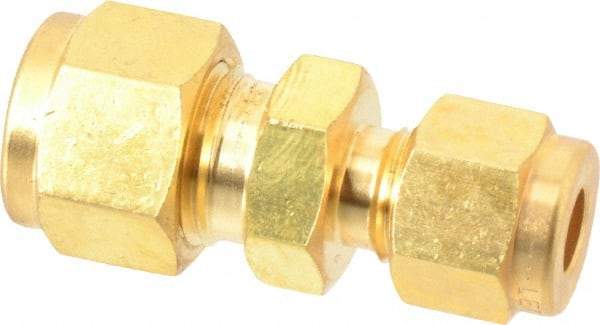 Ham-Let - 3/8 x 1/4" OD, Brass Union - Comp x Comp Ends - Eagle Tool & Supply
