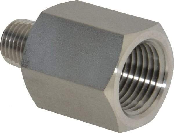 Ham-Let - 1/2 x 1/4" Grade 316 Stainless Steel Pipe Adapter - FNPT x MNPT End Connections, 4,600 psi - Eagle Tool & Supply