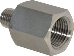 Ham-Let - 1/2 x 1/4" Grade 316 Stainless Steel Pipe Adapter - FNPT x MNPT End Connections, 4,600 psi - Eagle Tool & Supply