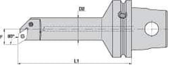 Kennametal - Right Hand Cut, Size KM63, DN.. Insert Compatiblity, Internal Modular Turning & Profiling Cutting Unit Head - 17mm Ctr to Cutting Edge, 125mm Head Length, Through Coolant, Series Kenlever - Eagle Tool & Supply