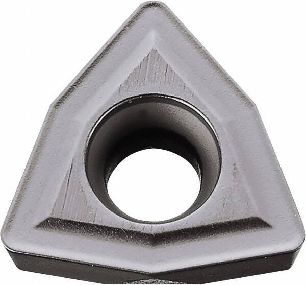 Kyocera - WCMX050308 M1 Grade TN60 Cermet Indexable Drill Insert - Uncoated, Trigon, 5/16" Inscribed Circle - Eagle Tool & Supply