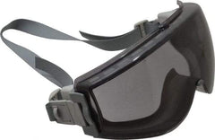 Uvex - Size Universal, Gray Polycarbonate Anti-Fog & Scratch Resistant Lens, Safety Goggles - Indirect Vent, Gray TPE (Thermopoly Elastomer) Frame - Eagle Tool & Supply