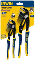 Irwin - 2 Piece GrooveLock Plier Set - Comes in Clamshell - Eagle Tool & Supply