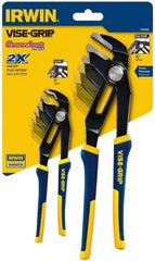 Irwin - 2 Piece GrooveLock Plier Set - Comes in Clamshell - Eagle Tool & Supply