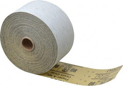 3M - 80 Grit, Silicon Carbide Adhesive Backed Sanding Sheets - Sheet Roll, 2-3/4" x 25 Yds., Medium Grade, A Weighted Backing - Eagle Tool & Supply