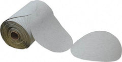 3M - 6" Diam, 120 Grit Silicon Carbide Adhesive PSA Disc - Fine Grade, Gray, A Weighted Backing, Flexible, Use with Random Orbital Sanders - Eagle Tool & Supply