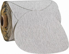 3M - 5" Diam, 150 Grit Silicon Carbide Adhesive PSA Disc - Fine Grade, Gray, A Weighted Backing, Flexible, Use with Random Orbital Sanders - Eagle Tool & Supply