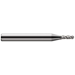 Harvey Tool - 5/64" Diam, 15/64" LOC, 2 Flute Solid Carbide Ball End Mill - Exact Industrial Supply