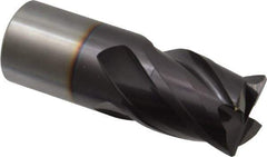 Guhring - 1", 1" LOC, 1" Shank Diam, 3" OAL, 4 Flute, Solid Carbide Square End Mill - Single End, FIREX Finish, Spiral Flute, 35/38° Helix, Centercutting, Right Hand Cut, Right Hand Flute, Series 3113 - Eagle Tool & Supply