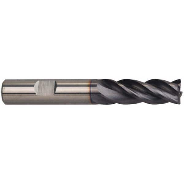 Guhring - 3/4", 1-1/2" LOC, 3/4" Shank Diam, 4" OAL, 4 Flute, Solid Carbide Square End Mill - Eagle Tool & Supply