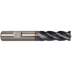 Guhring - 3/4", 1-1/2" LOC, 3/4" Shank Diam, 4" OAL, 4 Flute, Solid Carbide Square End Mill - Eagle Tool & Supply