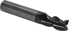 Guhring - 14mm, 22mm LOC, 14mm Shank Diam, 83mm OAL, 3 Flute, Solid Carbide Square End Mill - Single End, FIREX Finish, Spiral Flute, 45° Helix, Centercutting, Right Hand Cut, Right Hand Flute, Series 3741 - Eagle Tool & Supply
